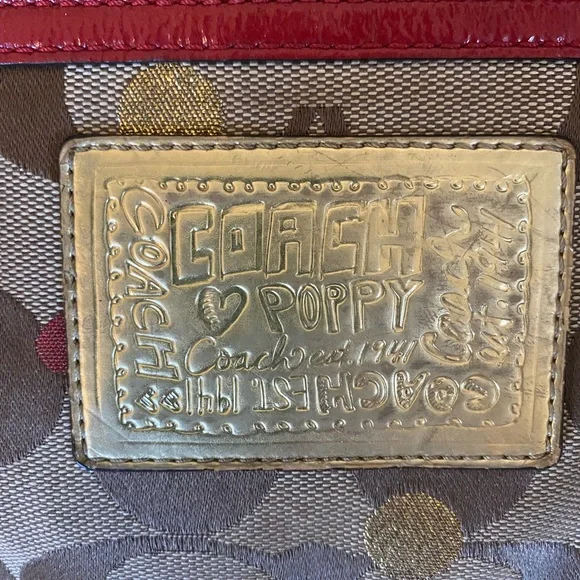 Coach w/Red hearts Signature Tote w/extra Michael Kors bag! - Picture 7 of 10